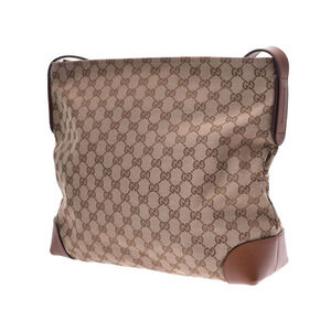 Gucci Tan GG Bag Canvas Shoulder Beige